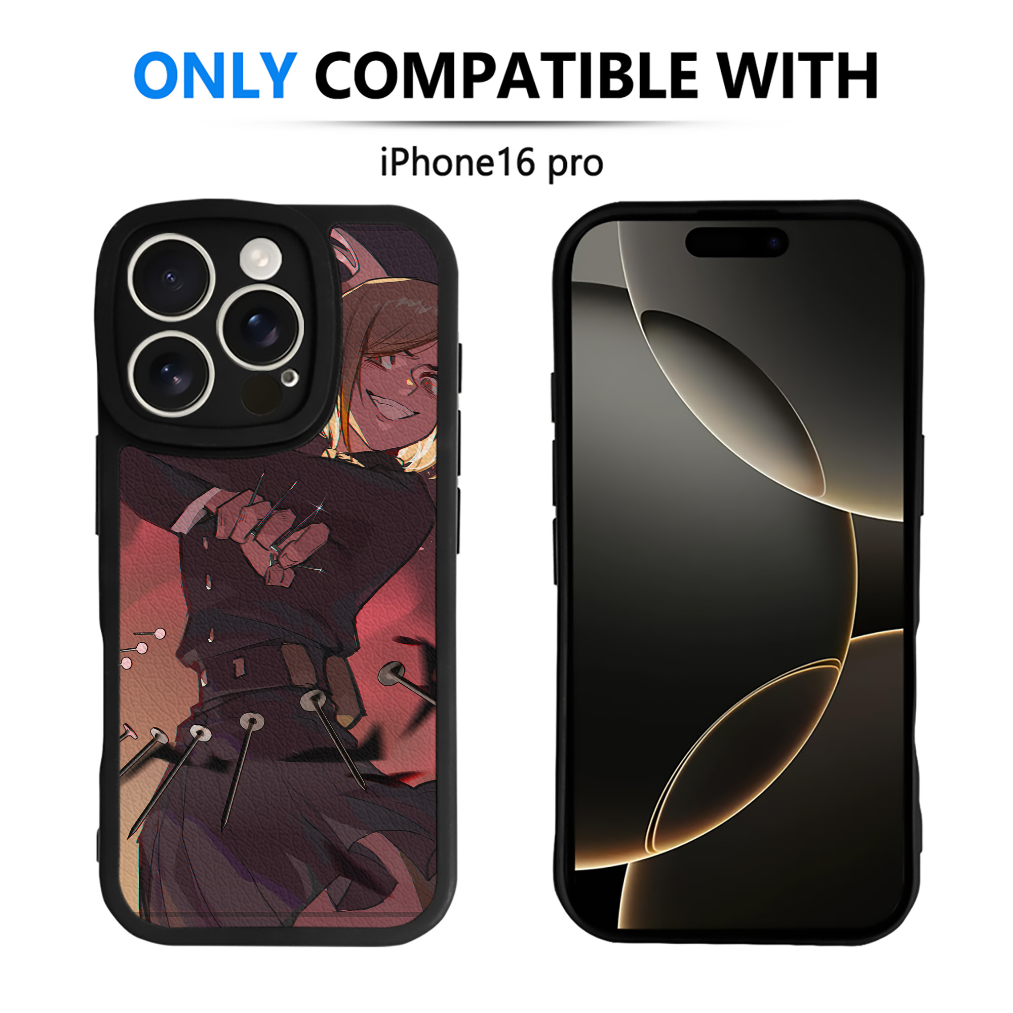 （画像用） 呪術廻戦 Jujutsu Kaisen 【iPhone 16シリーズ対応】シリコンスマホケース（レザー調） 材質：シリコン